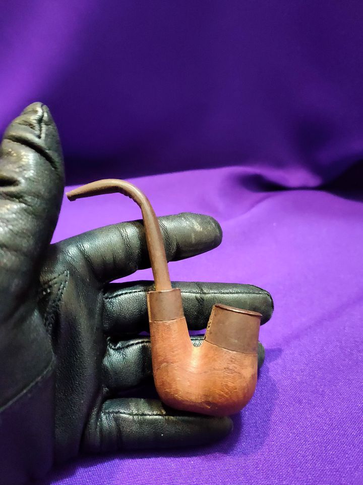 Único e exclusivo Cachimbo, madeira e ferro, relíquia, item útil feito à mão, coleção de cachimbos product image (1)