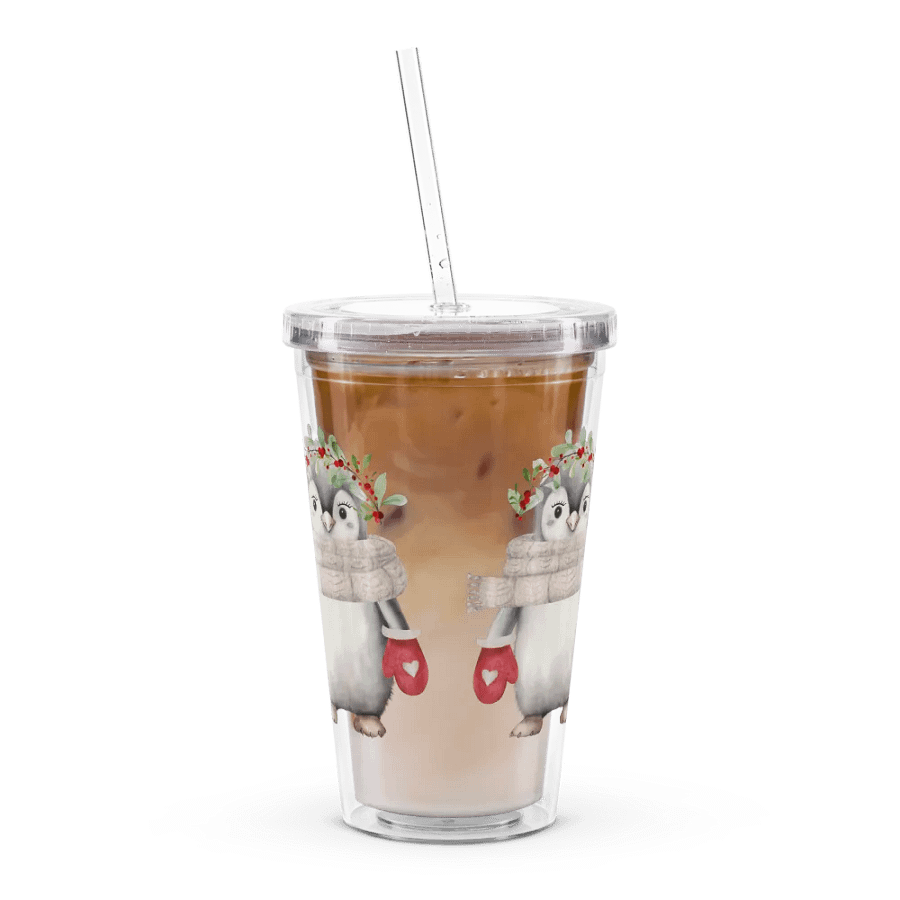 Festive Penguin Party Double Wall Tumbler product image (11)