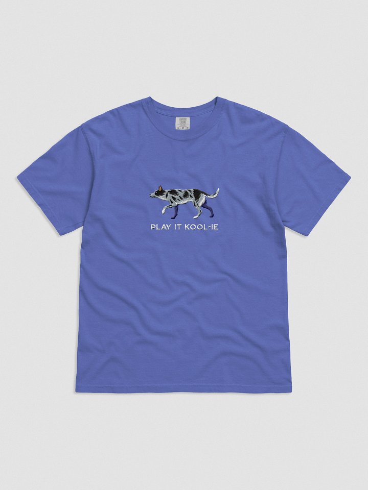 Play It Kool-ie T-Shirt(Embroidered) of an Australian Koolie(Blue Merle) product image (31)