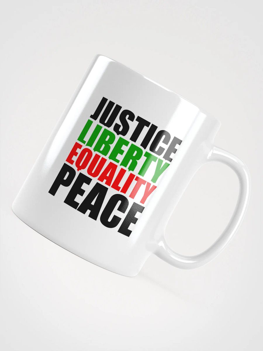 Justice Liberty Equality Peace - Mug product image (4)