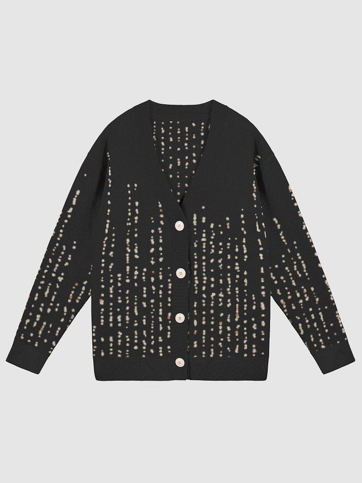 Falling Code Pattern Cardigan (Exclusive) product image (1)