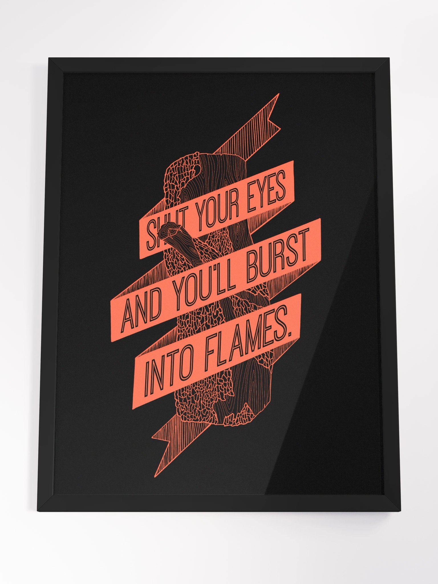 Into Flames Framed Poster product image (4)