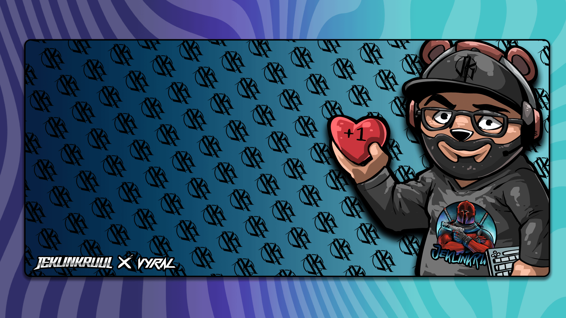 !STILL AVAILABLE! - JeklinKruul + VyralTeq Collab Deskmat product image (1)