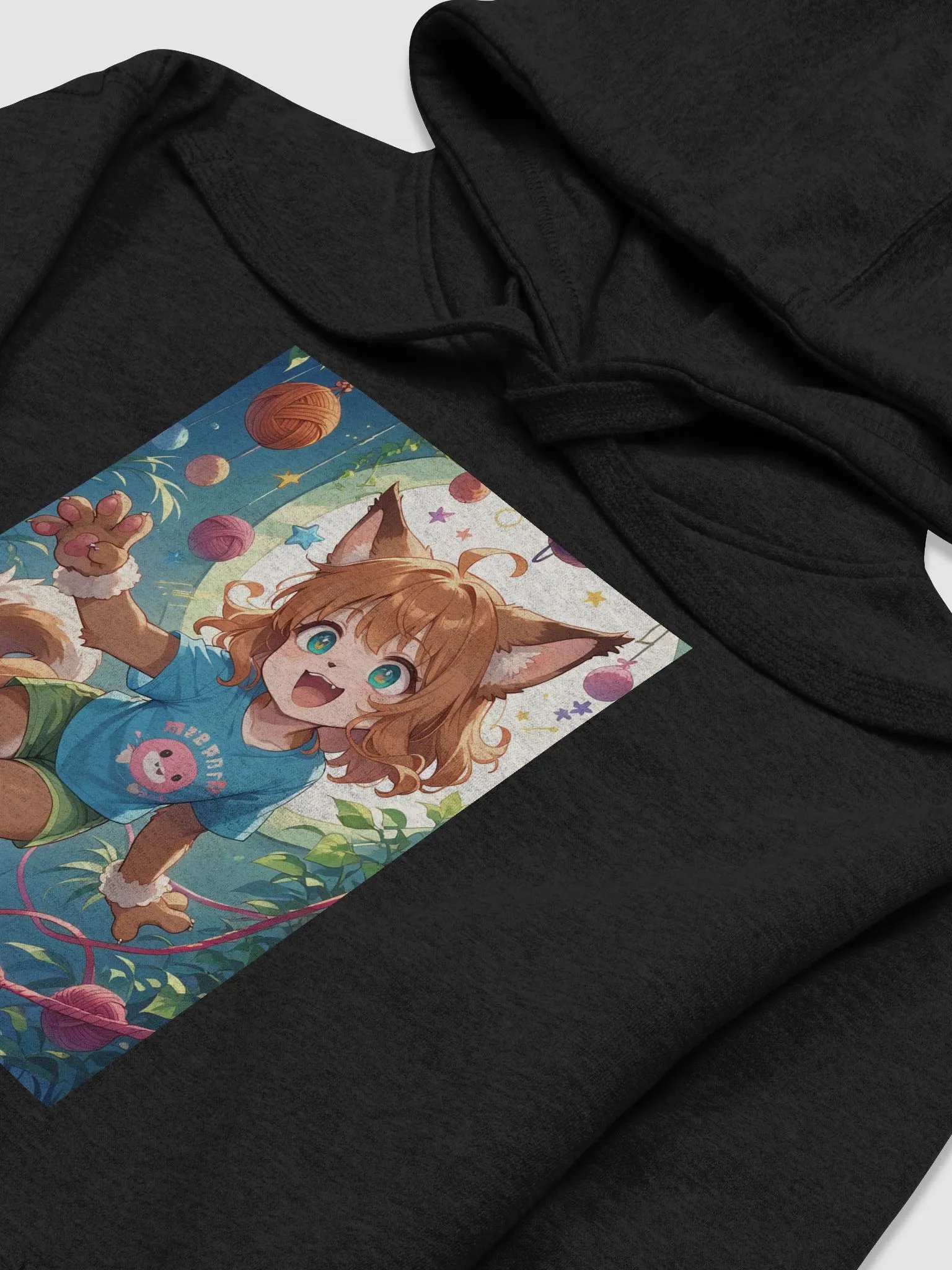 Animated Cat Girl Unisex Hoodie product image (35)