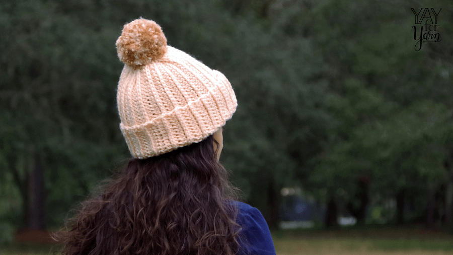 Knit-Look Crochet Hat - Easy PDF Crochet Pattern & Video Tutorial product image (3)