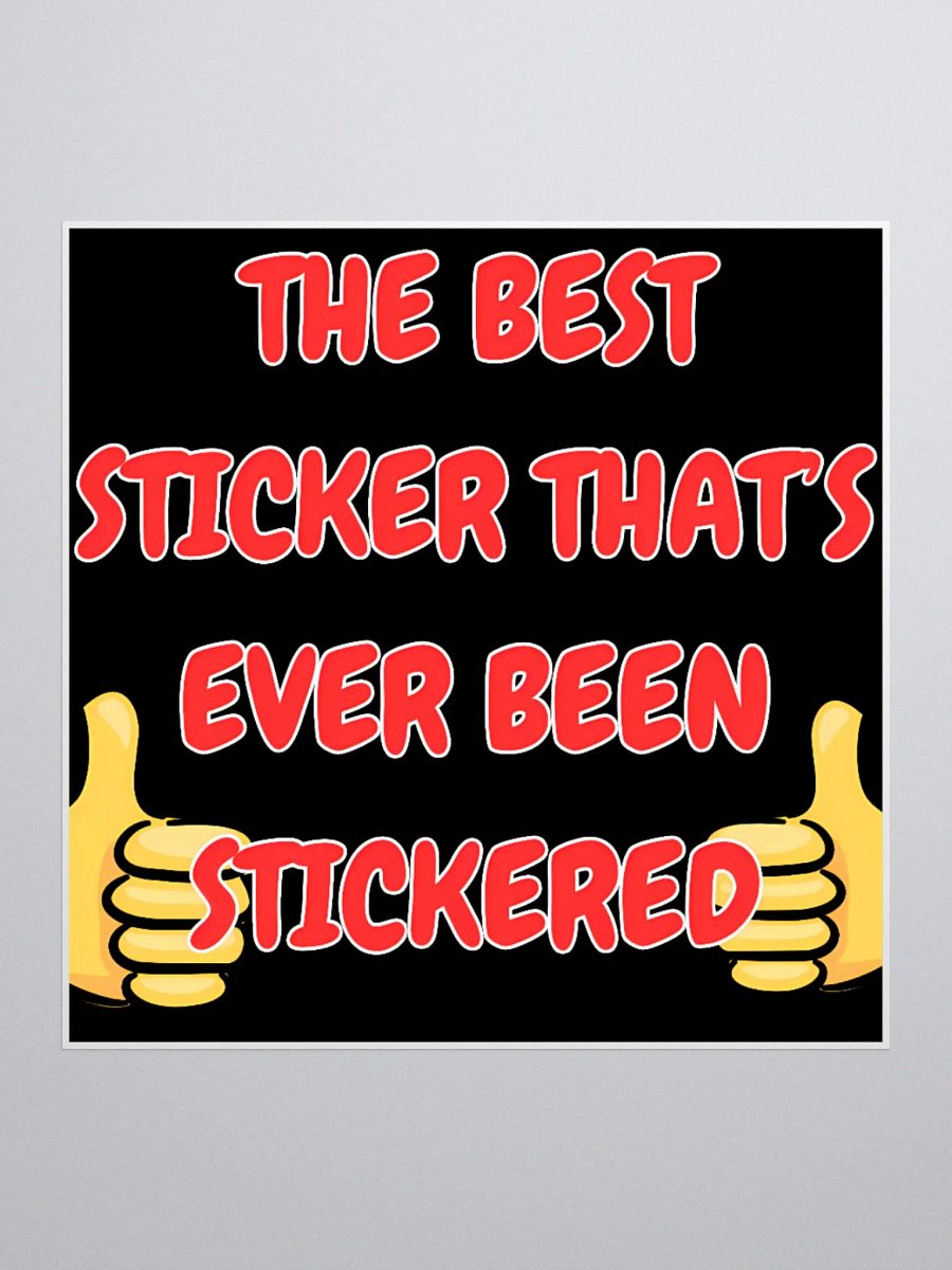 The Best Sticker product image (3)