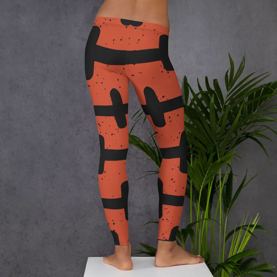 Ethnic Tribal Pattern Leggings – Bold, Cultural & Ultra-Stylish product image (6)