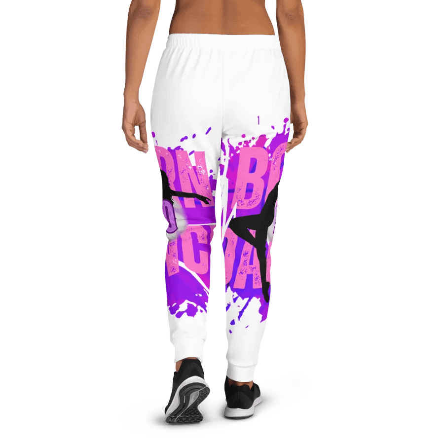 Born to Dance Her Silhouette All-Over Print Joggers product image (1)