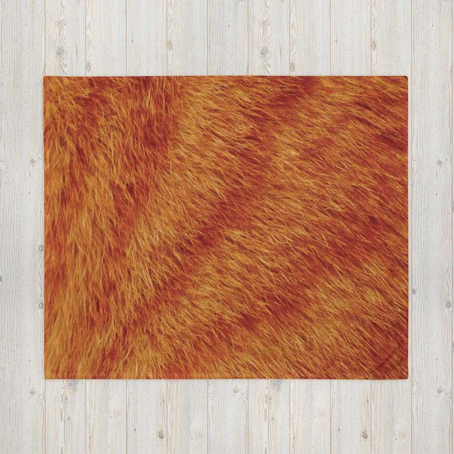 Fuzzy Orange Dream Throw Blanket product image (16)
