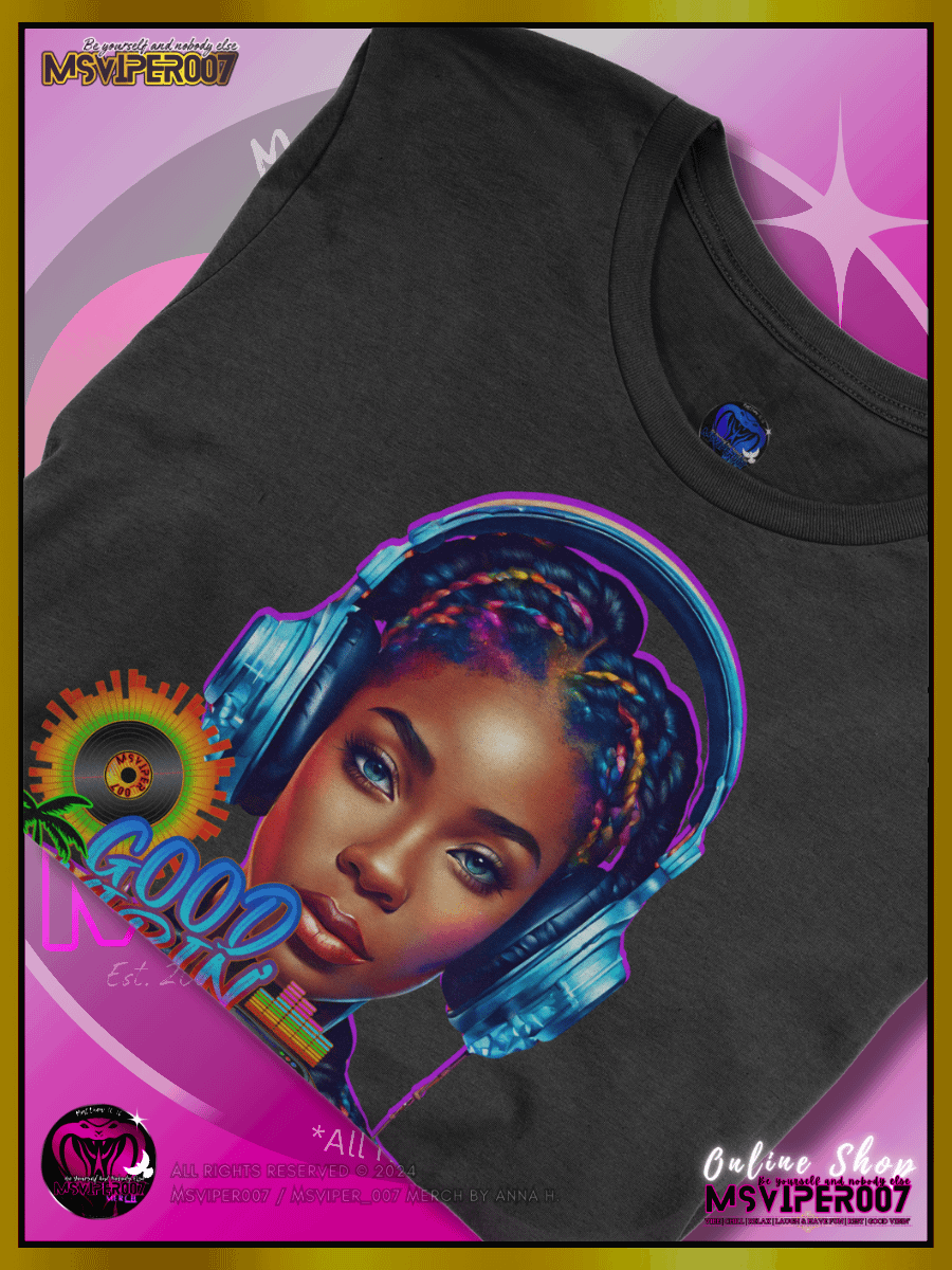 T-Shirt - MsViper007's "Good Vibin' [spectrum - V2]" Cozy Womens T-Shirt By Anna H. product image (3)
