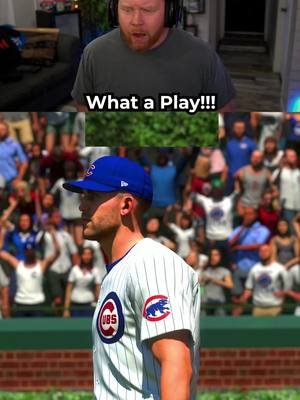Michael Busch saves the game! #streamer #gaming #mlbtheshow #mlb #baseball 