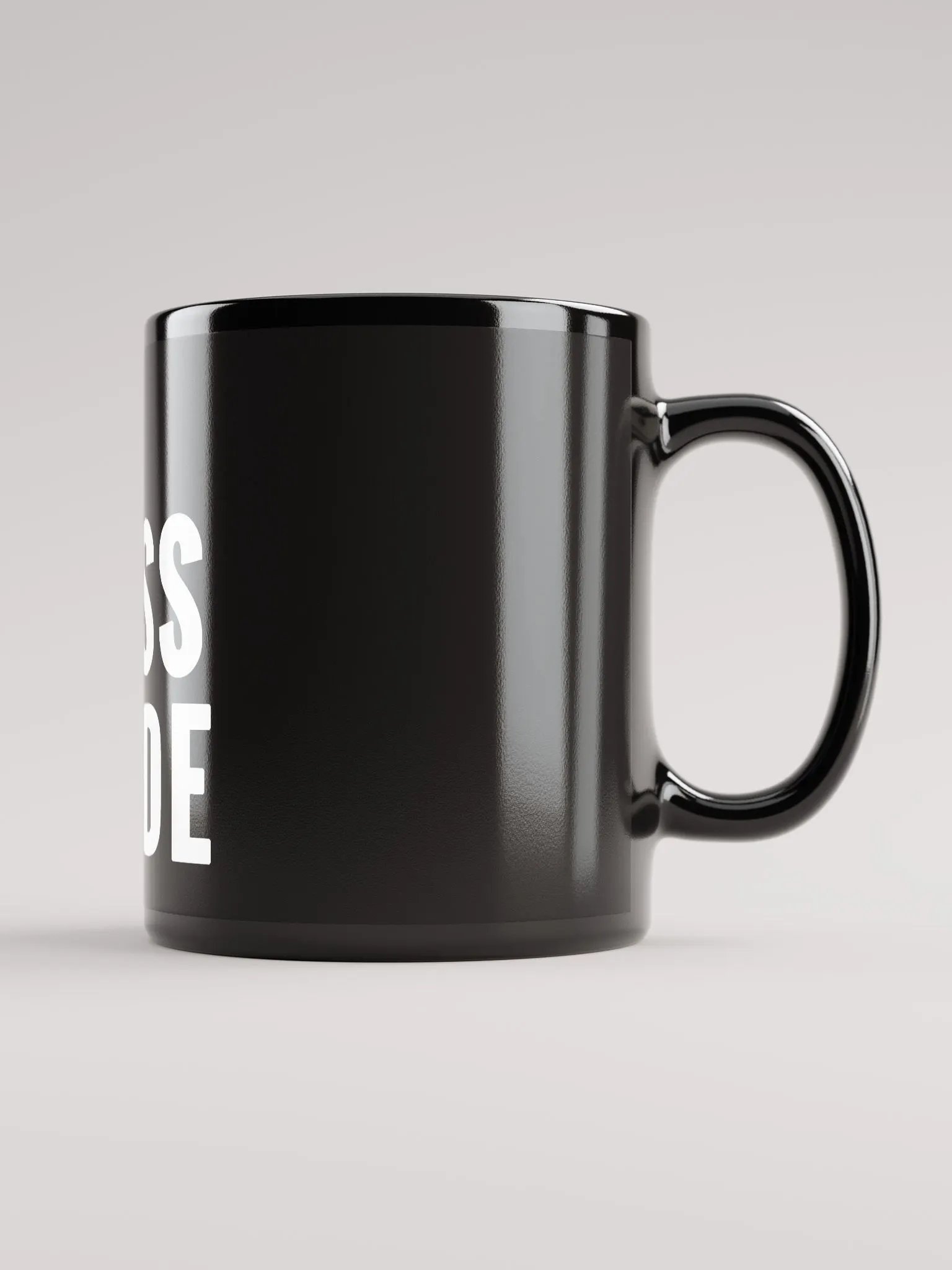 Boss Mode - Confidence Black Coffee Mug product image (1)
