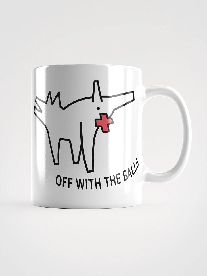 Off With The Balls White Mug product image (1)