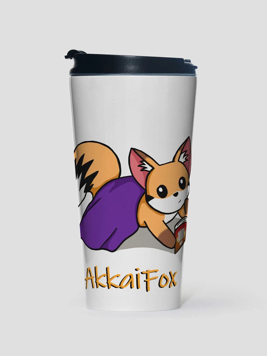 Fox Reading Travel Mug product image (1)