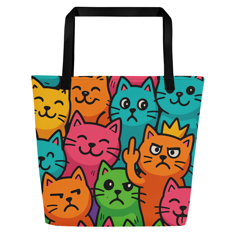 Colorful Funny Cats – Pop Art Illustration with Attitude product image (2)