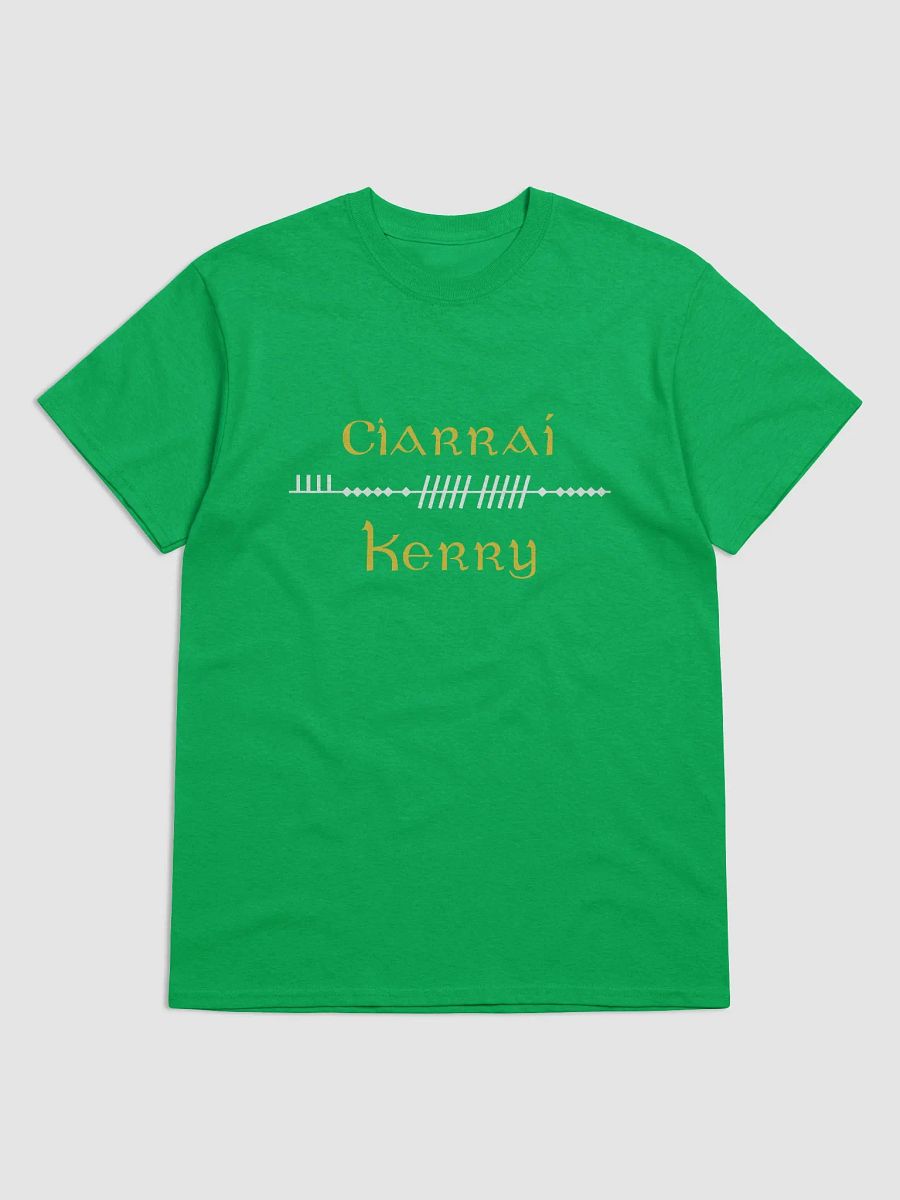 Kerry/Ciarraí Scholastic style Ogham green Printed T-shirt product image (1)