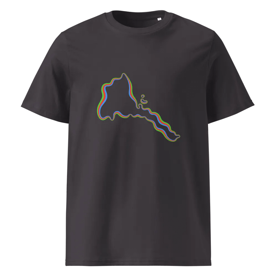 Neon Geographical Outline T-Shirt product image (5)
