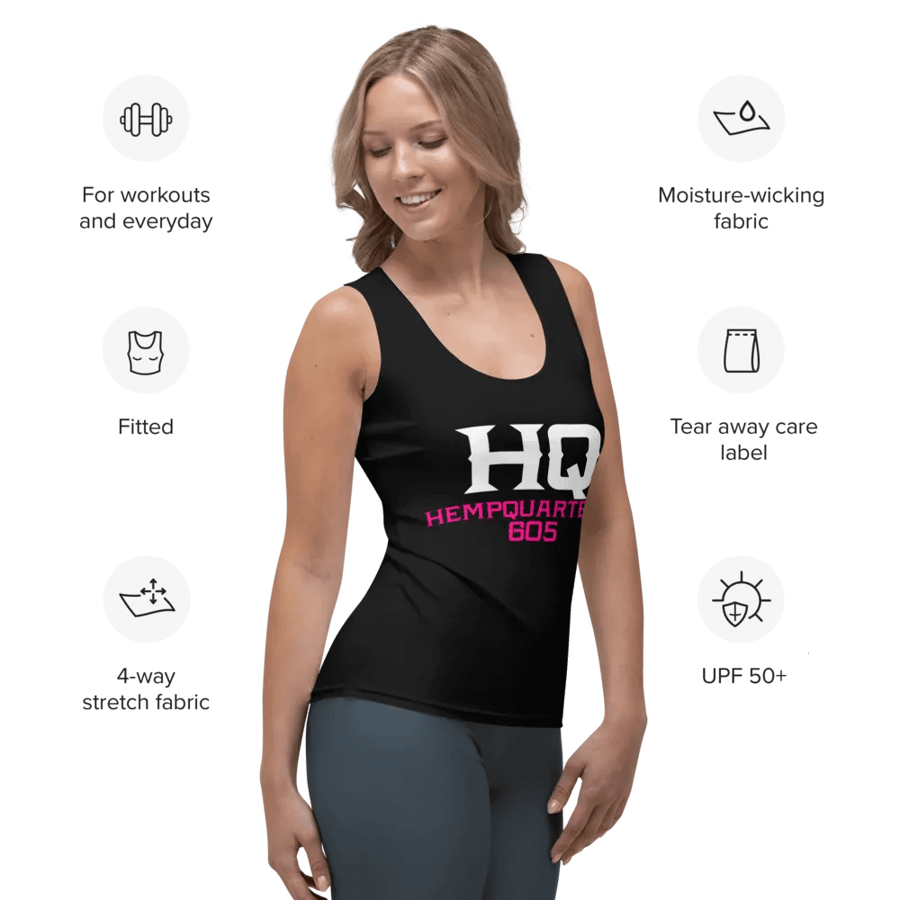 HempQuarters Vertical Pink Tank Top product image (7)