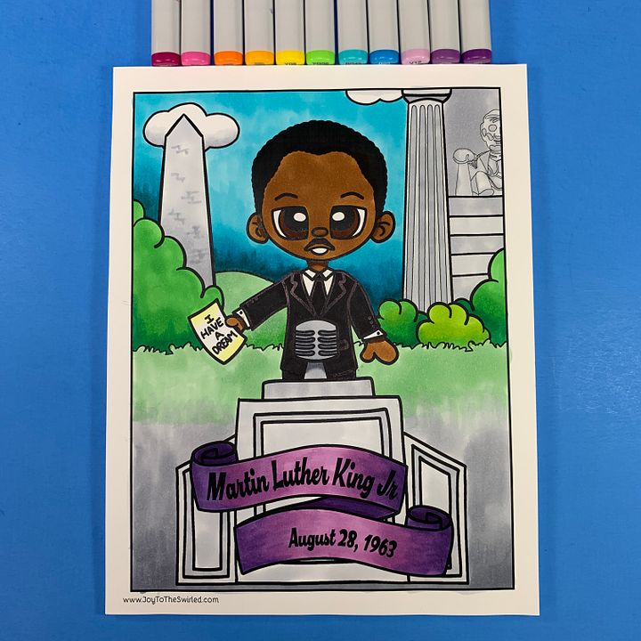 Martin Luther King Jr Coloring Page product image (1)