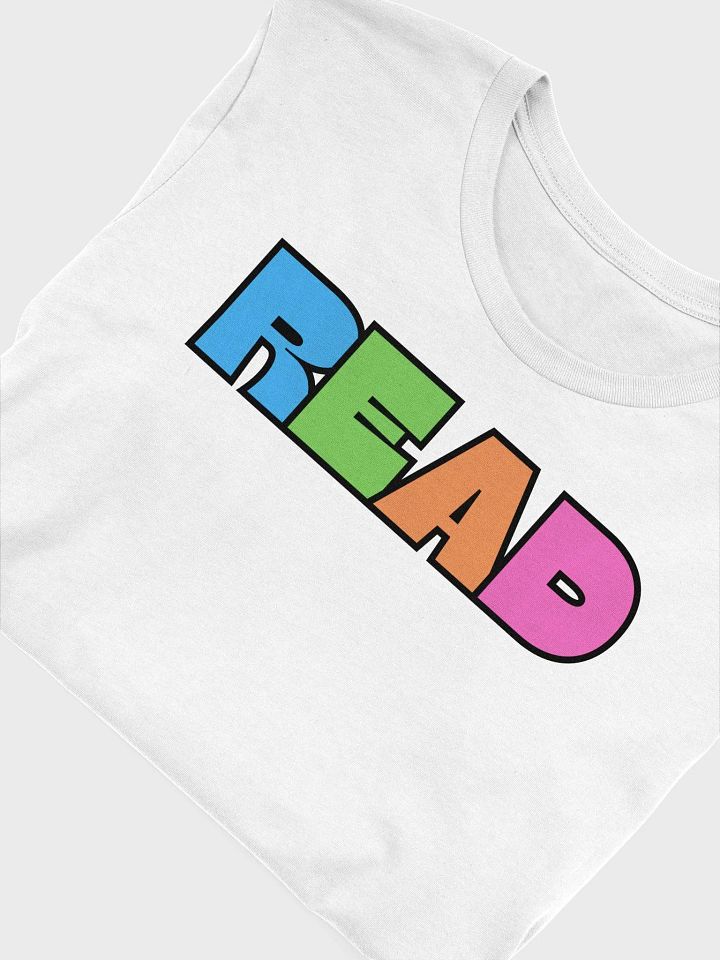 READ Colorful Text Short Sleeves product image (1)