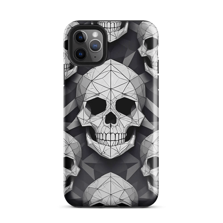 Edgy Geometry: Geometric Skull iPhone Case product image (34)