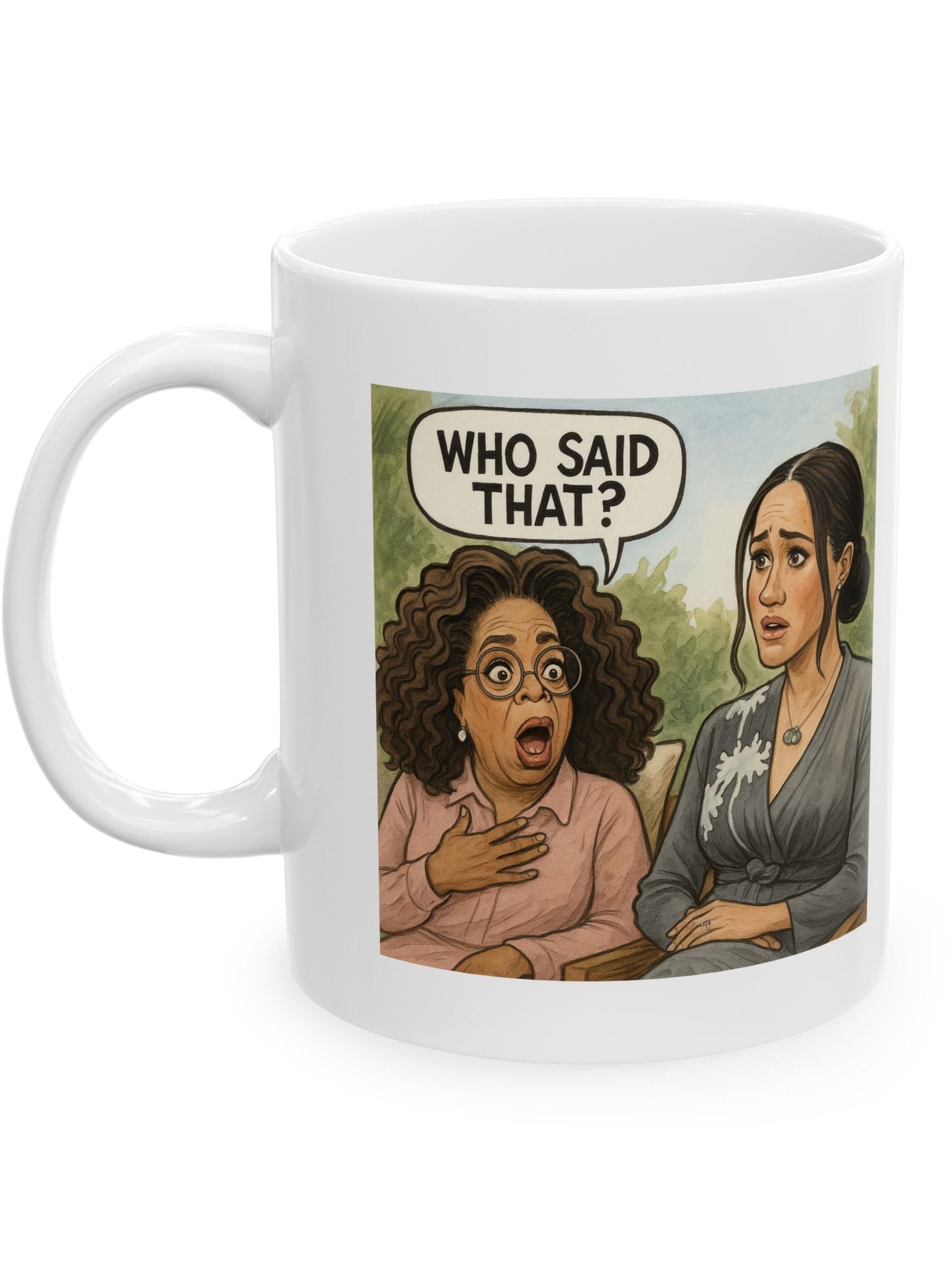 Royal Parody – “The Oprah Interview” Collectible Ceramic Mug (11oz) | As Never Collection product image (1)