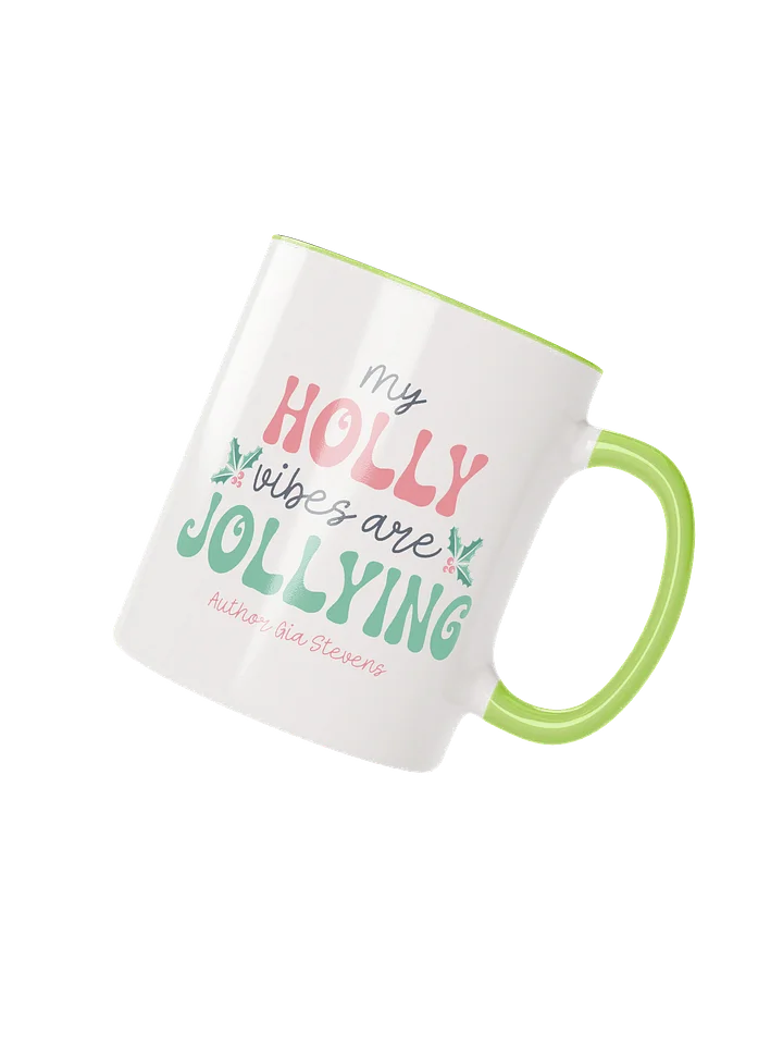 Holly Jolly Vibes Festive Ceramic Mug product image (3)