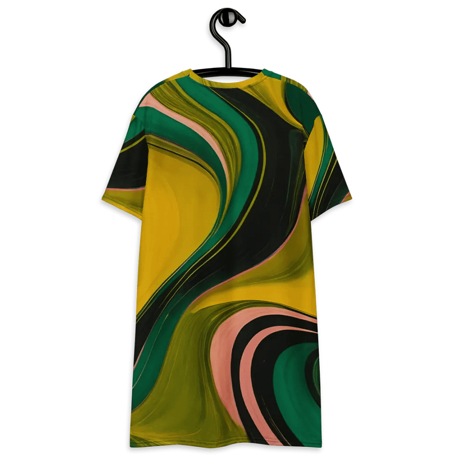 Swirl Symphony T Shirt Dress product image (9)