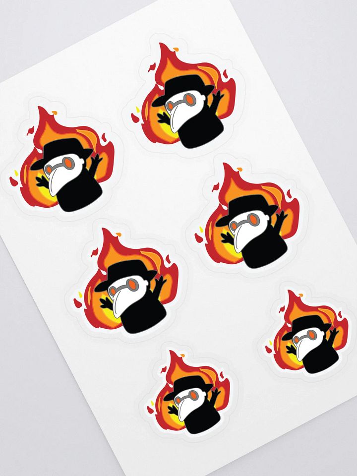 Burn the Plague Sticker Sheet product image (1)