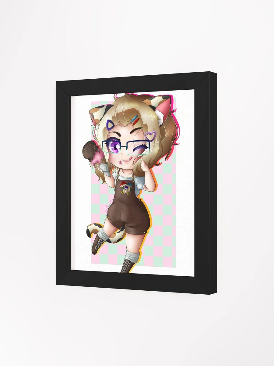 Ice Cream Chibi - Framed Print product image (3)