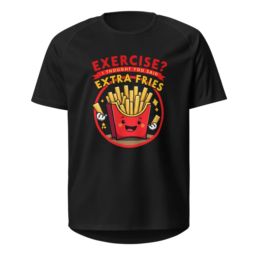Extra Fries Unisex Sports Jersey product image (1)