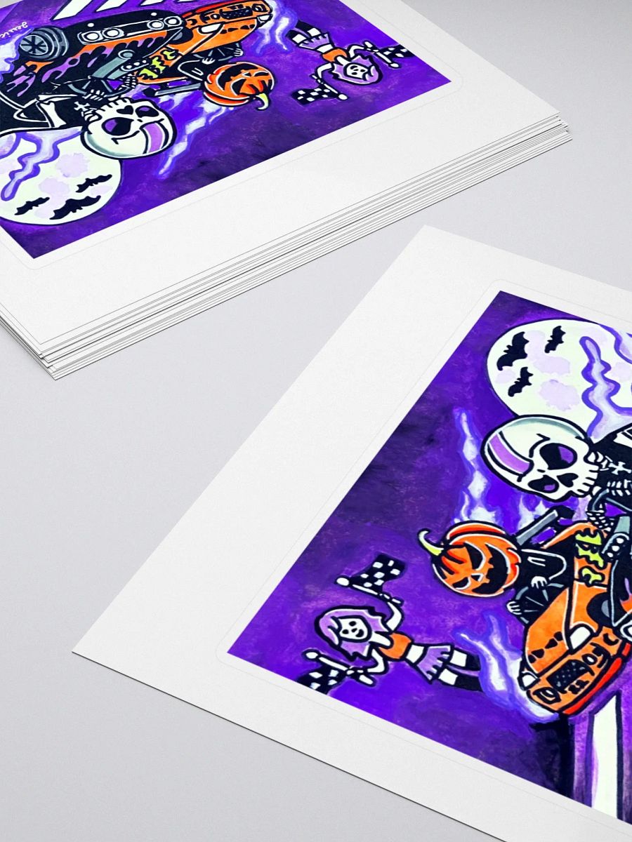 Spooky Street Race Sticker product image (4)