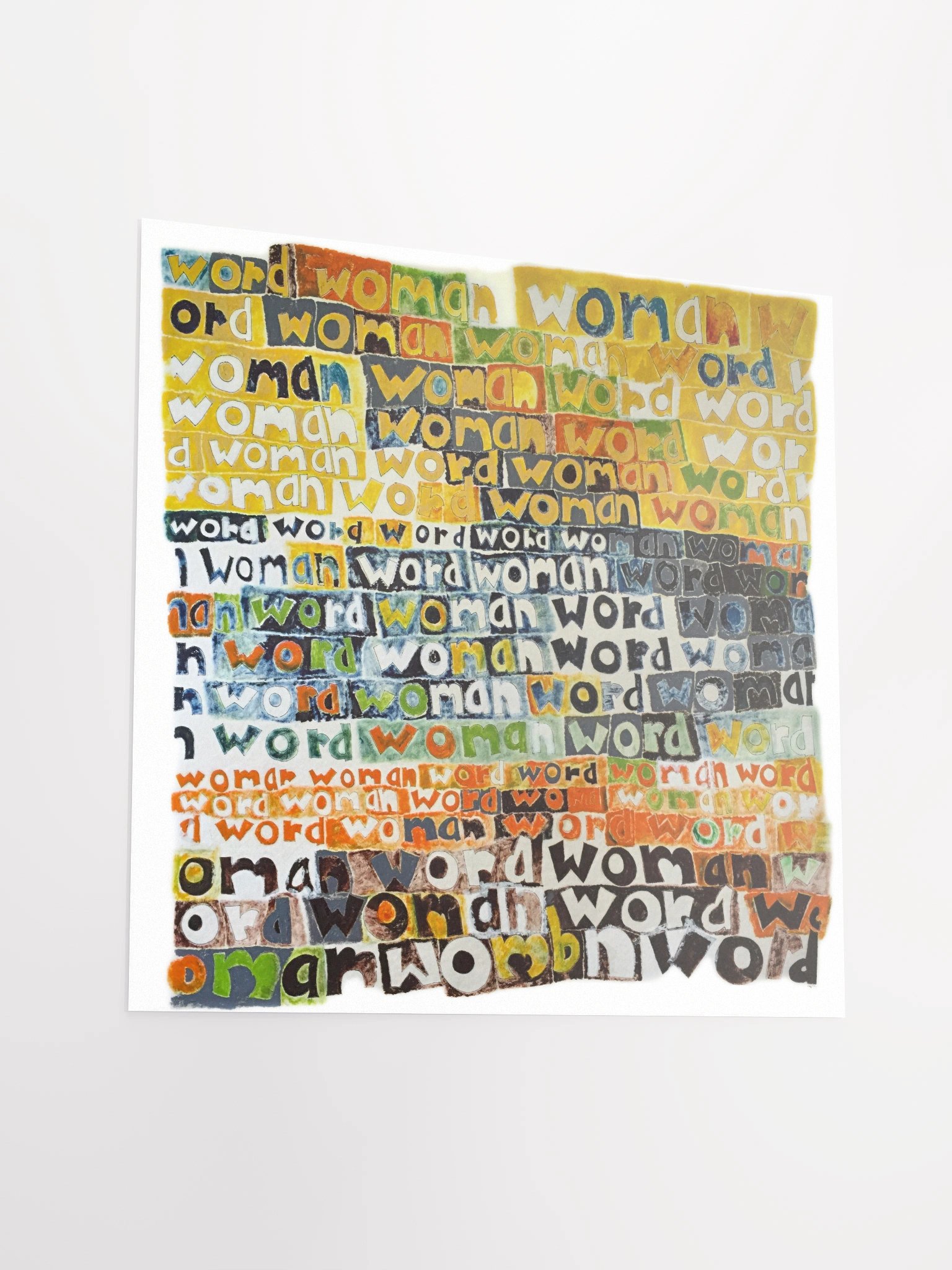 Word Woman Poster product image (9)