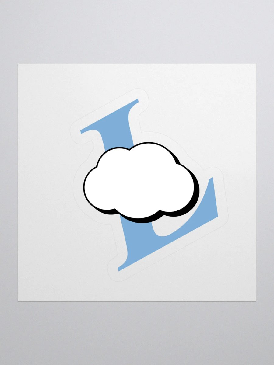 L CLOUD Sticker product image (1)