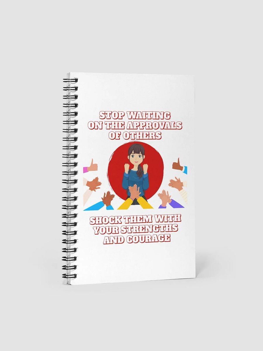 Stop Waiting On The Approvals of Others Spiral Notebook product image (1)