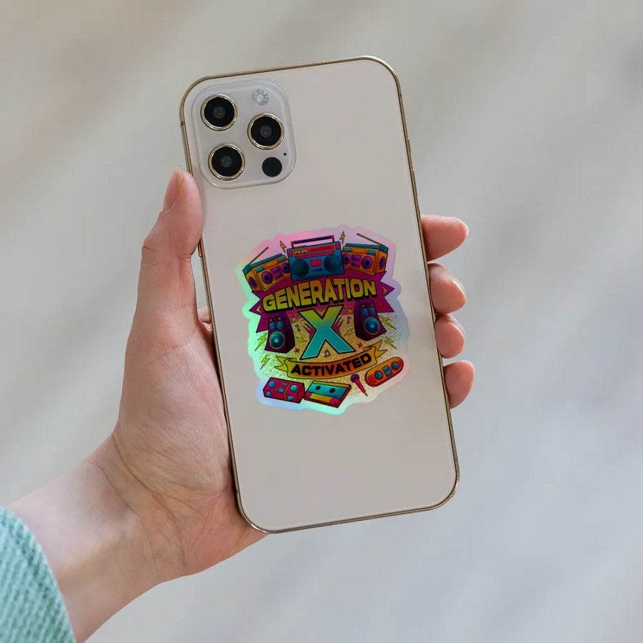 Gen X Holo-Activated Sticker product image (6)