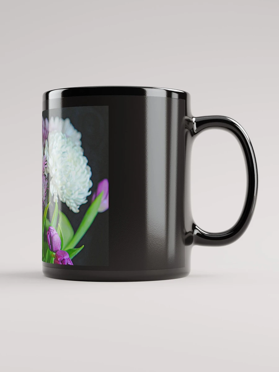 Flowers 202 Black Coffee Mug product image (2)
