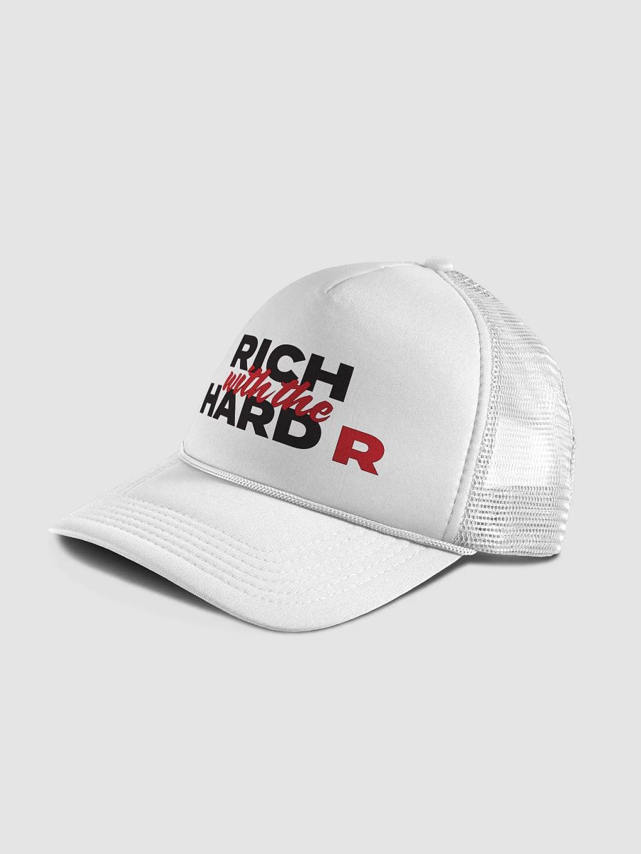 RHR TRUCKER HAT - WHITE product image (4)