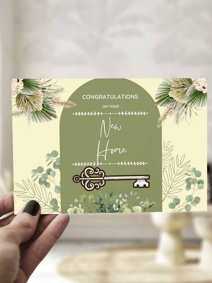 Elegant Congratulations on your New Home Card product image (1)