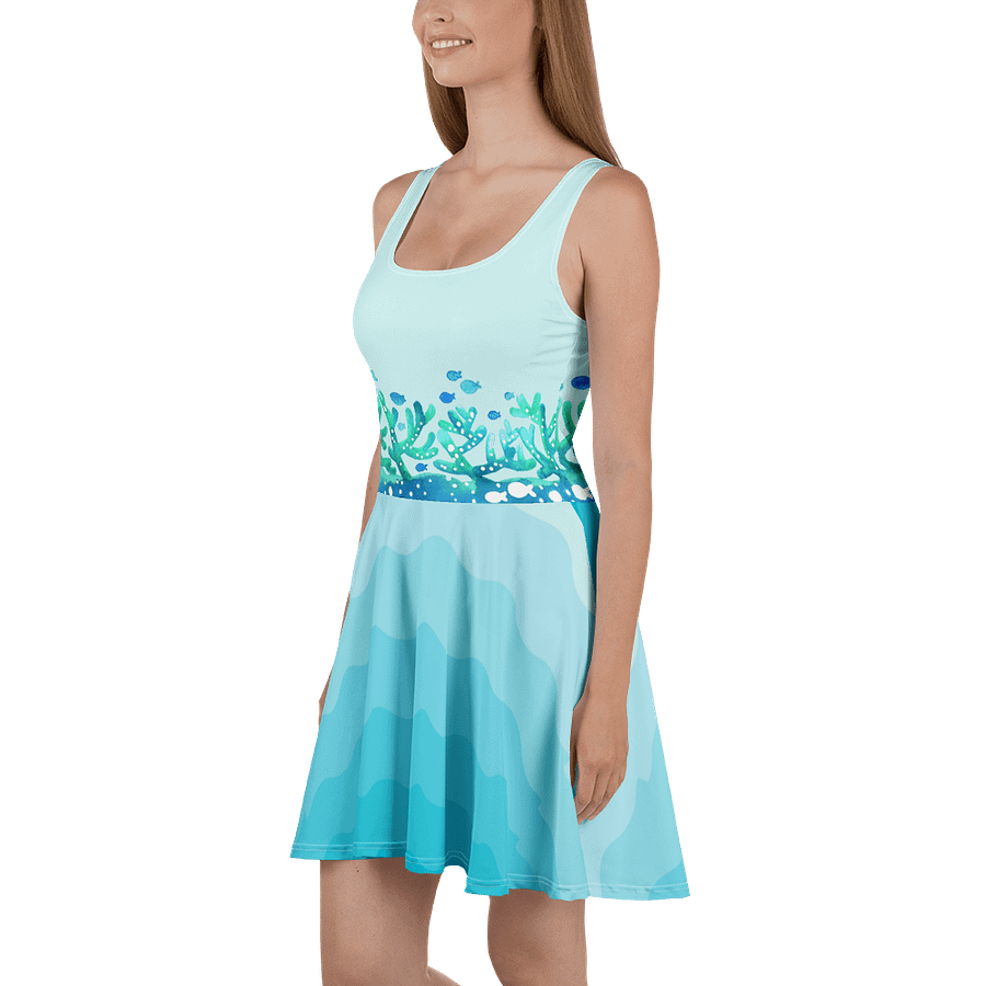 “Ocean Reef” Fit & Flare Beach/Pool Summer Dress product image (3)