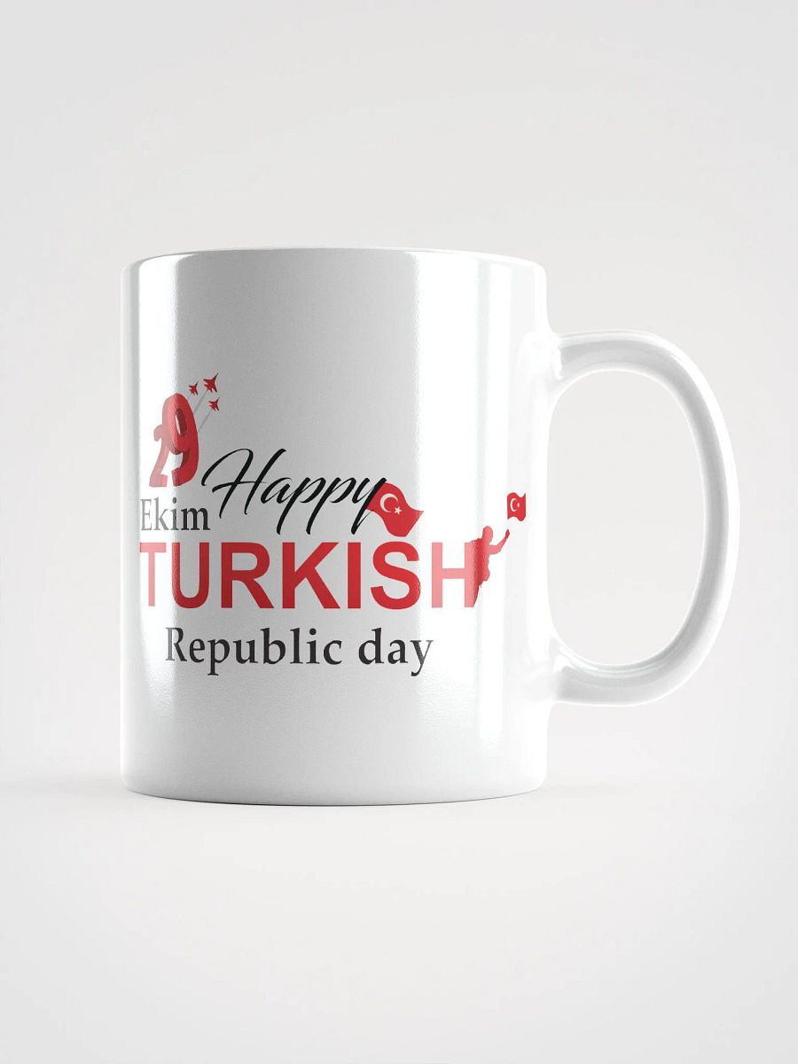 Celebrate 29 Ekim Mug - Happy Turkish Republic Day Graphic Design product image (2)