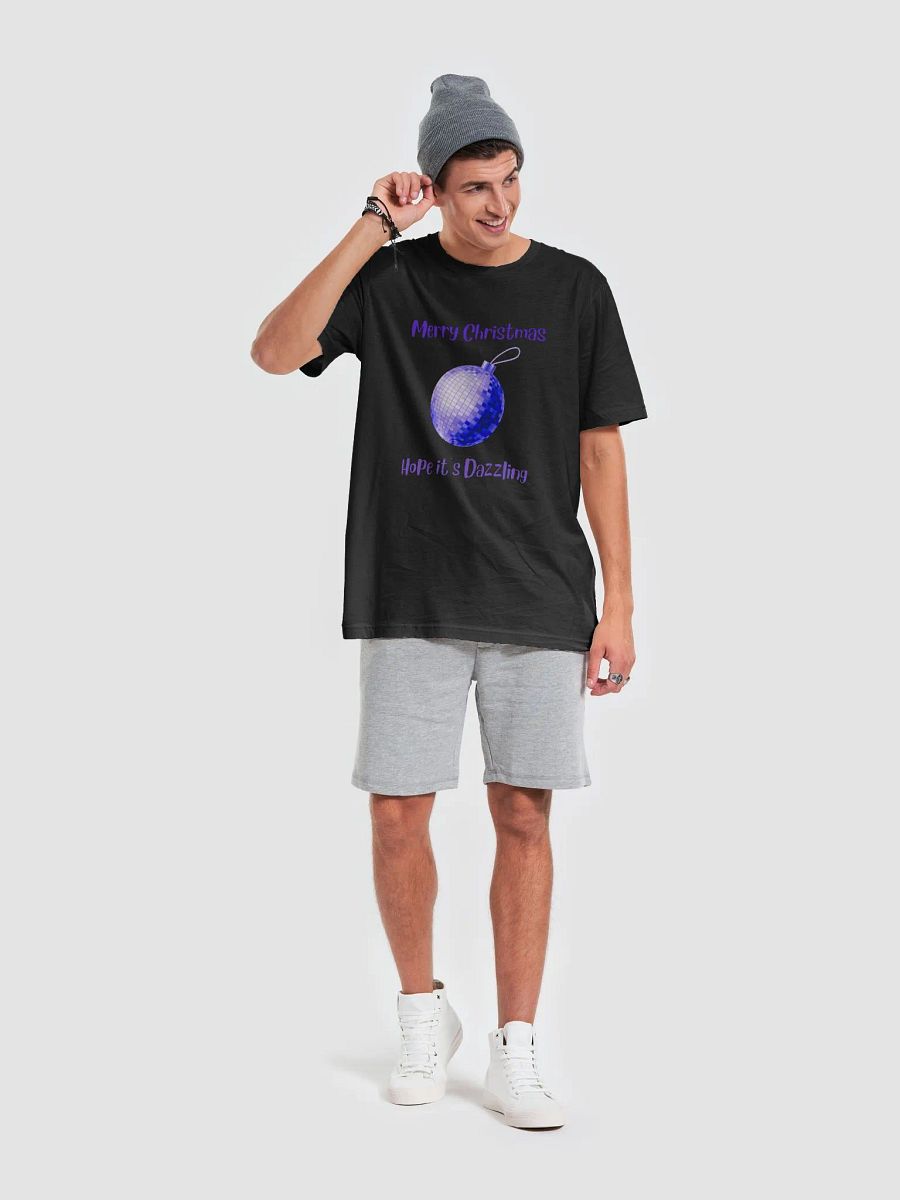 Dazzling Mirrorball Bauble Christmas T-Shirt - Purple product image (4)
