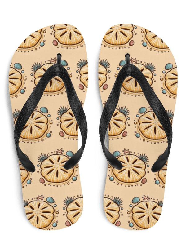 Sandy Dollars Flip Flops product image (1)