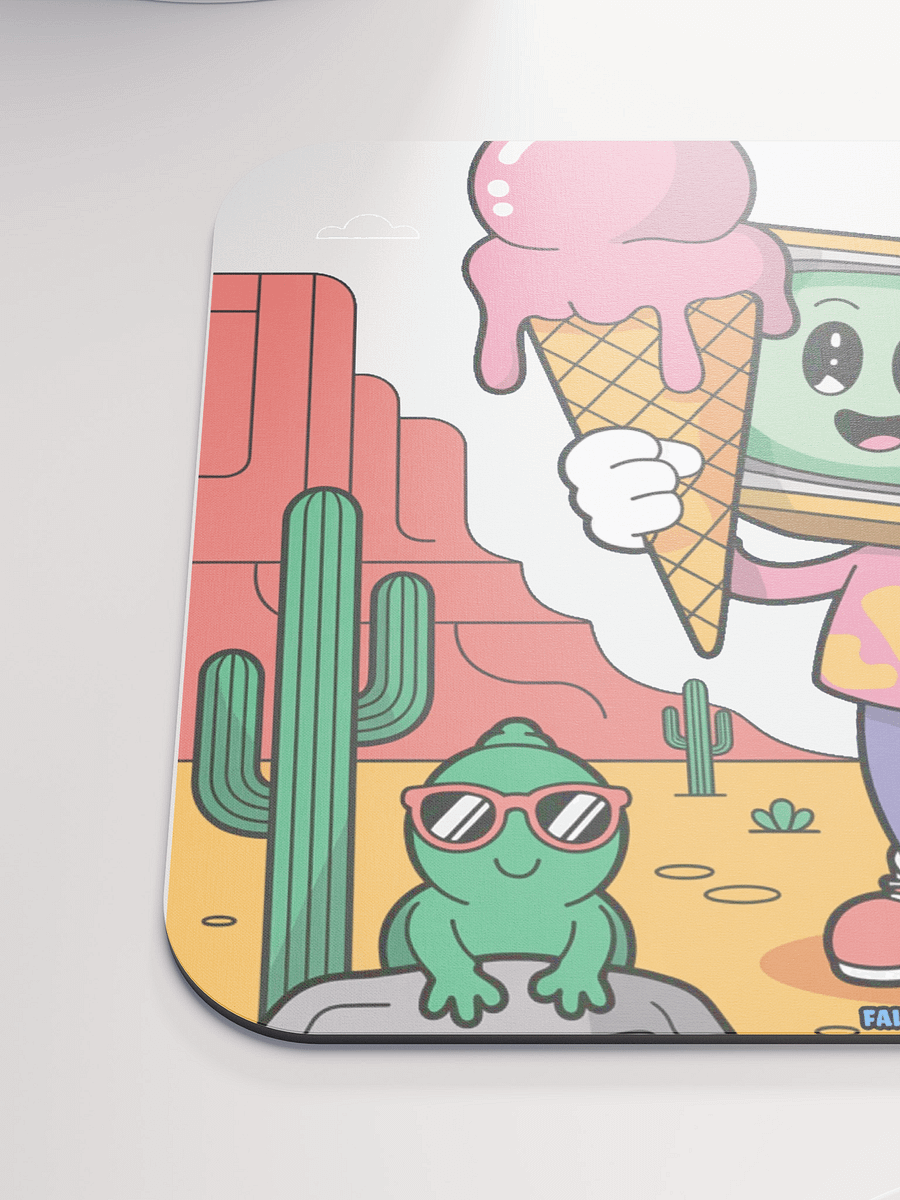 Whimsical TV Head Mouse Pad product image (6)