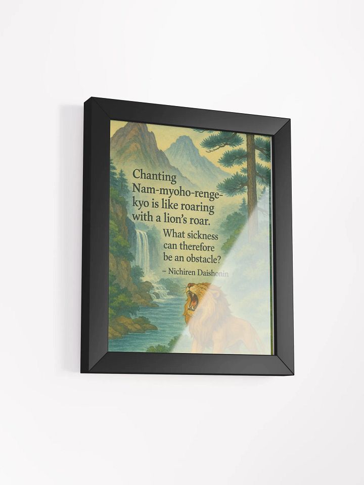 Lion’s Roar Nichiren Buddhism Poster product image (36)