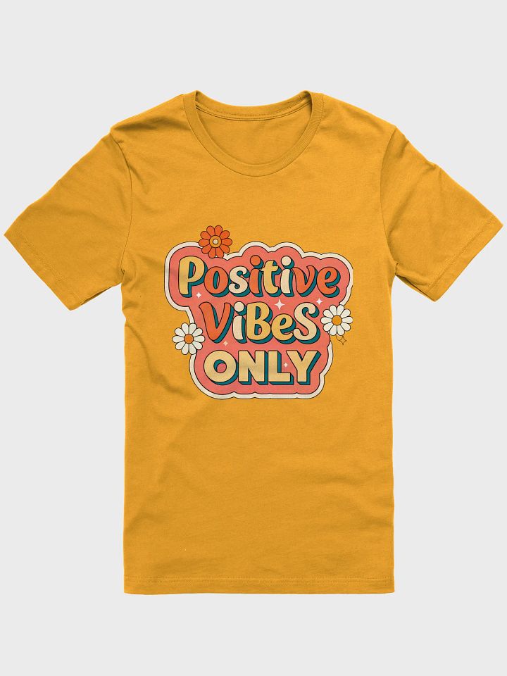 Retro Positive Vibes Only T-Shirt product image (2)