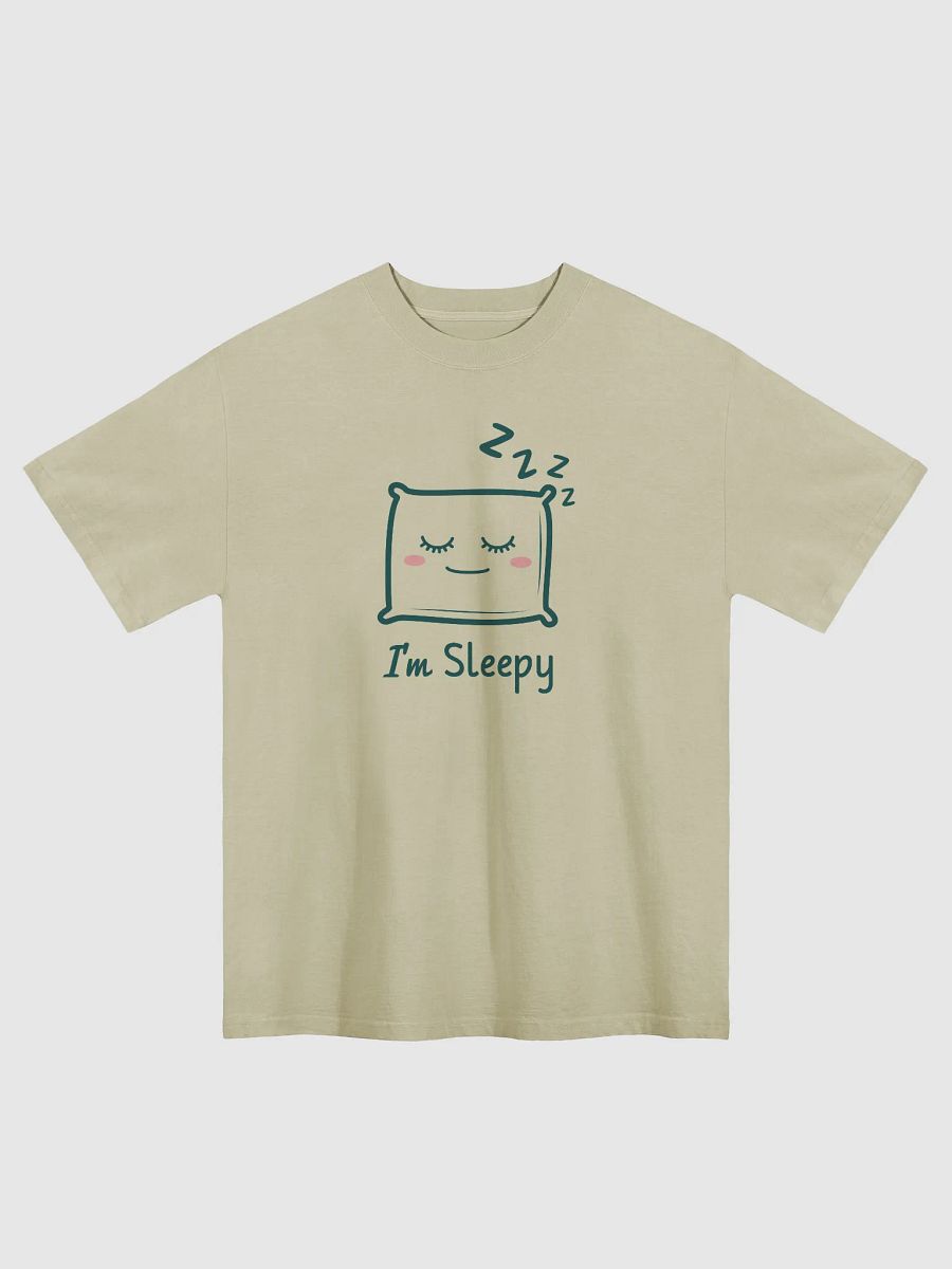 "I'm Sleepy" Design Oversized T-Shirt by AS Colour 5082 | Premium Faded Tee for Casual Style product image (1)