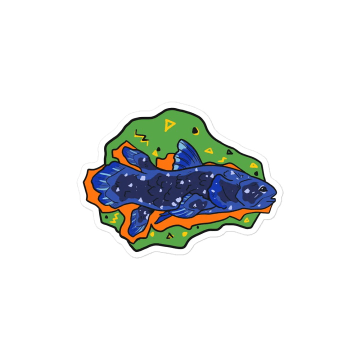 Vaporcoelacanth die cut magnets product image (1)