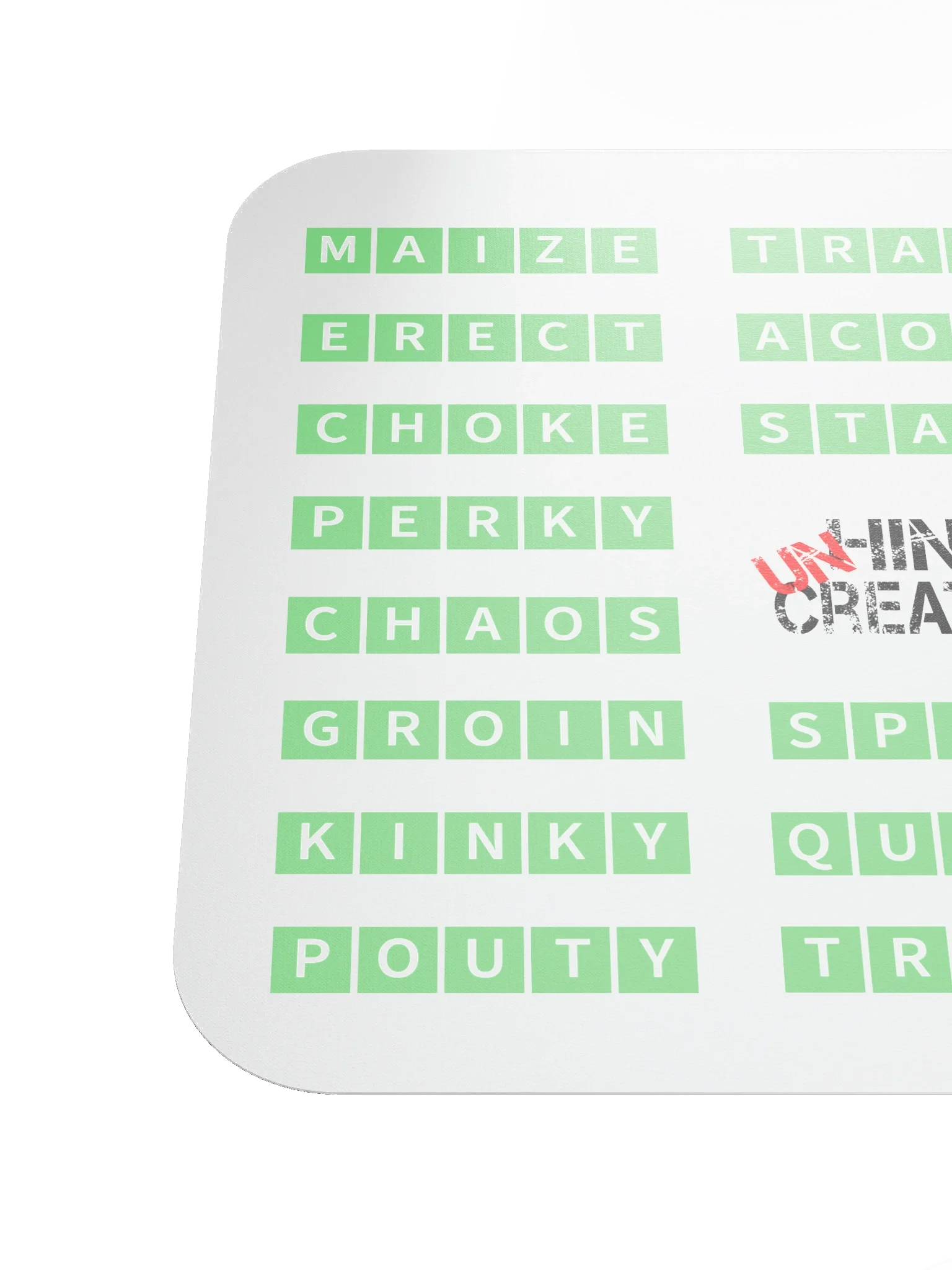 Multi Word Mousepad - White product image (6)