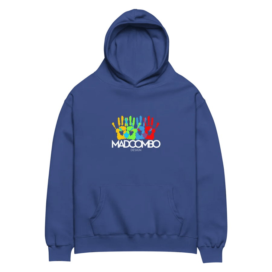 Colorful Handprint Unisex Oversized Hoodie product image (6)